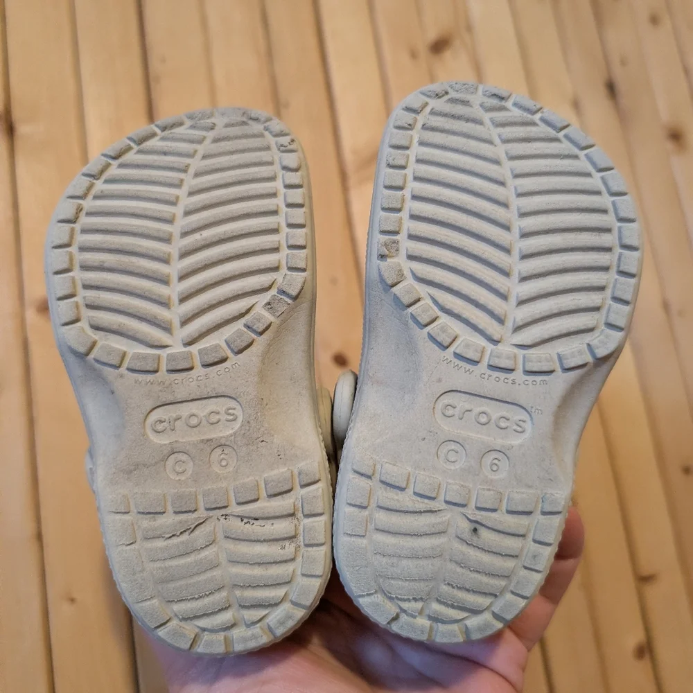 Crocs Kids Bone White Size 6 - Picture 5 of 5